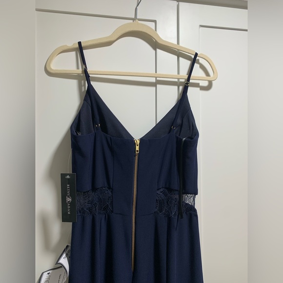 Betsy & Adam Navy Blue Maxi Dress - Picture 6 of 9